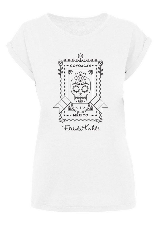 Merchcode T-Shirt Merchcode Damen Ladies Frida Kahlo Coyacan T-Shirt (1-tlg) von Merchcode