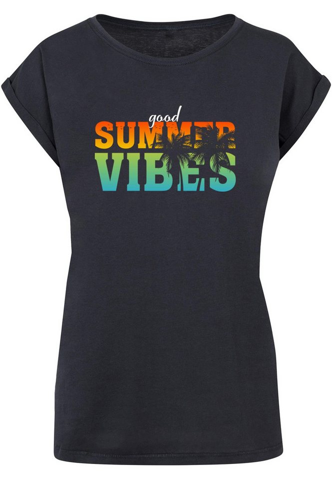 Merchcode T-Shirt Merchcode Damen Ladies Good Summer Vibes T-Shirt (1-tlg) von Merchcode