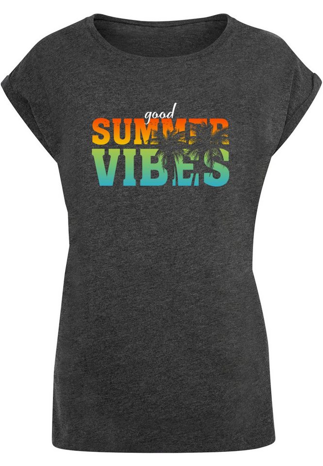 Merchcode T-Shirt Merchcode Damen Ladies Good Summer Vibes T-Shirt (1-tlg) von Merchcode