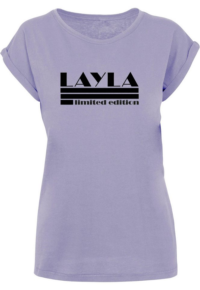 Merchcode T-Shirt Merchcode Damen Ladies Layla - Limited Edition T-Shirt (1-tlg) von Merchcode