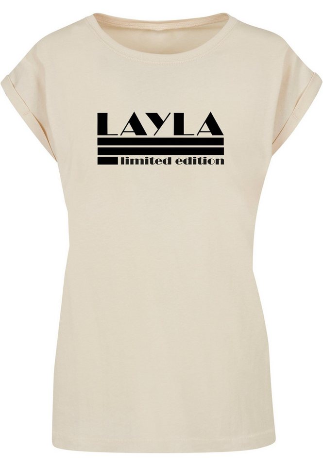 Merchcode T-Shirt Merchcode Damen Ladies Layla - Limited Edition T-Shirt (1-tlg) von Merchcode