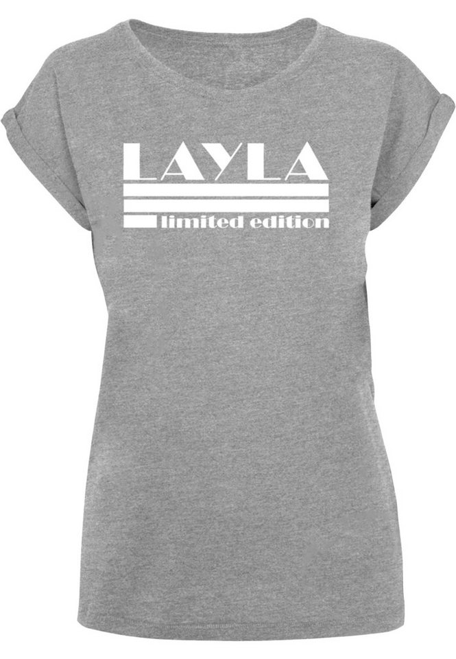 Merchcode T-Shirt Merchcode Damen Ladies Layla - Limited Edition X T-Shirt (1-tlg) von Merchcode