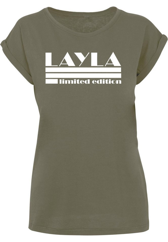 Merchcode T-Shirt Merchcode Damen Ladies Layla - Limited Edition X T-Shirt (1-tlg) von Merchcode