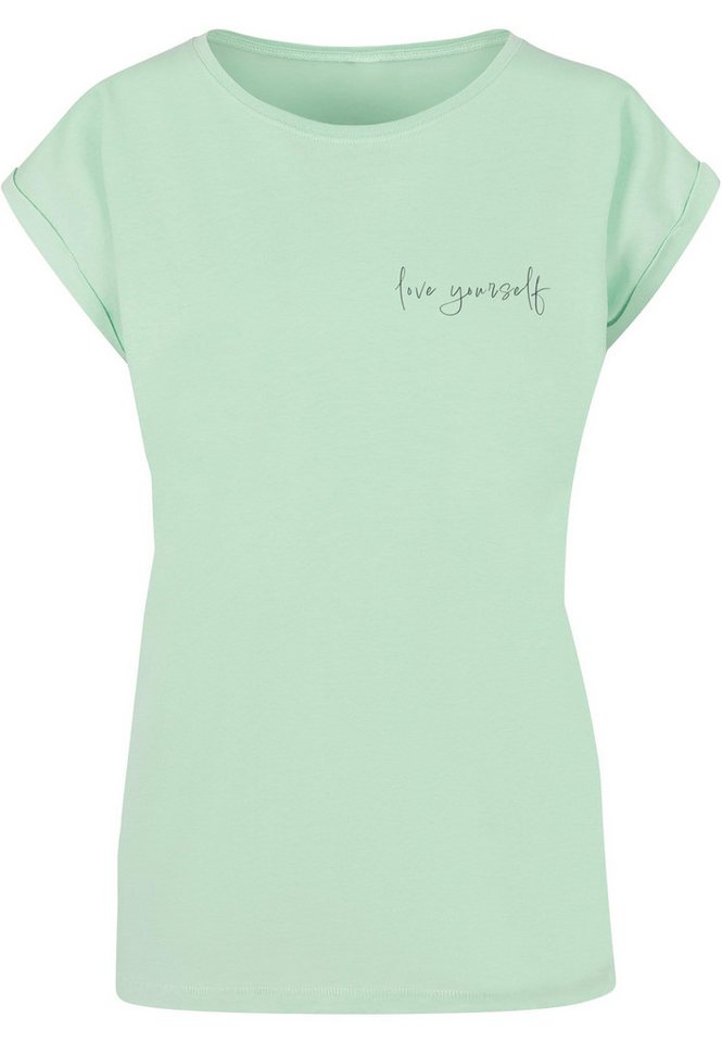 Merchcode T-Shirt Merchcode Damen Ladies Love Yourself T-Shirt (1-tlg) von Merchcode