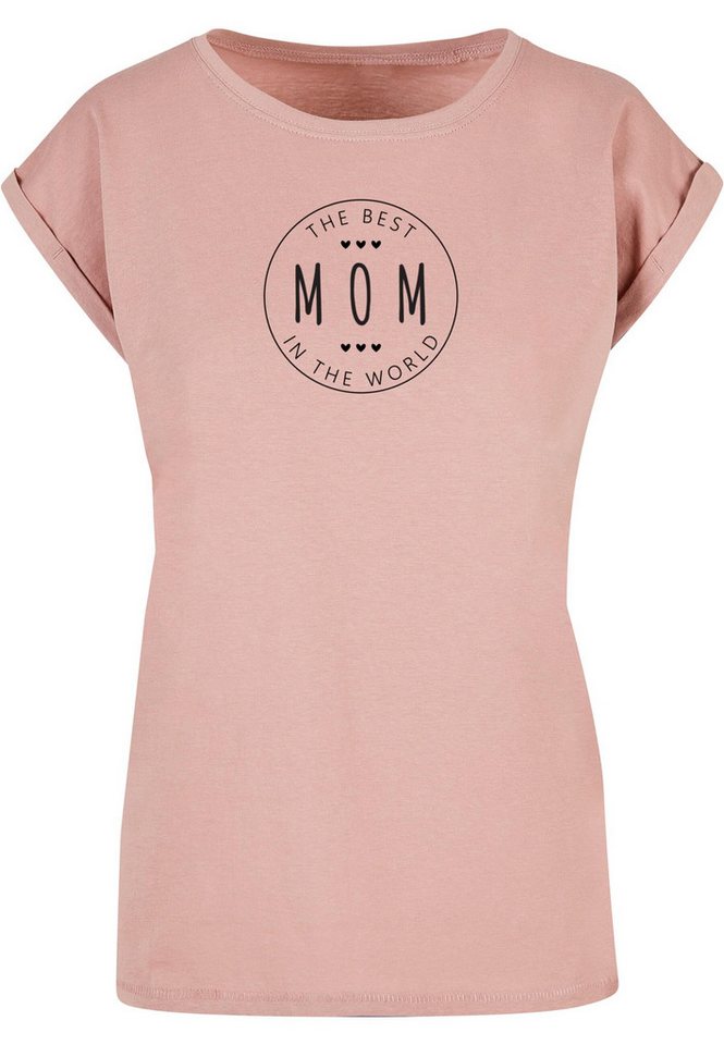 Merchcode T-Shirt Merchcode Damen Ladies Mothers Day - The best mom T-Shirt (1-tlg) von Merchcode