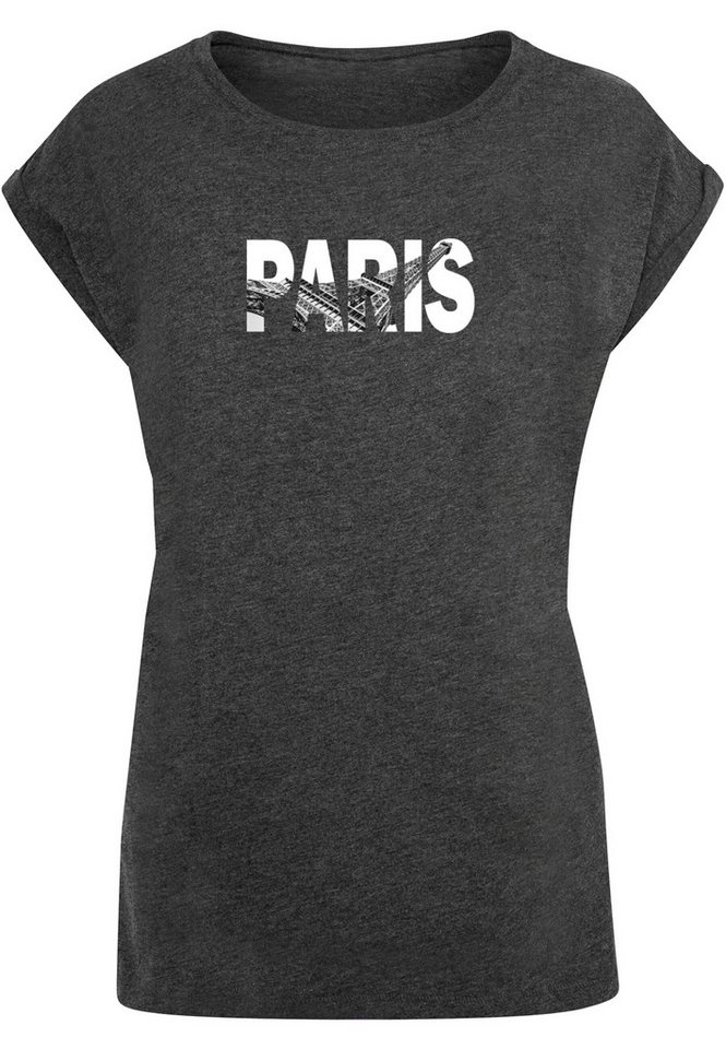 Merchcode T-Shirt Merchcode Damen Ladies Paris Eiffel Tower T-Shirt (1-tlg) von Merchcode