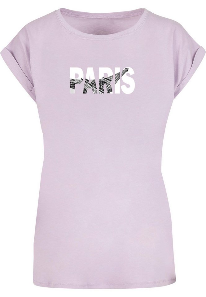 Merchcode T-Shirt Merchcode Damen Ladies Paris Eiffel Tower T-Shirt (1-tlg) von Merchcode