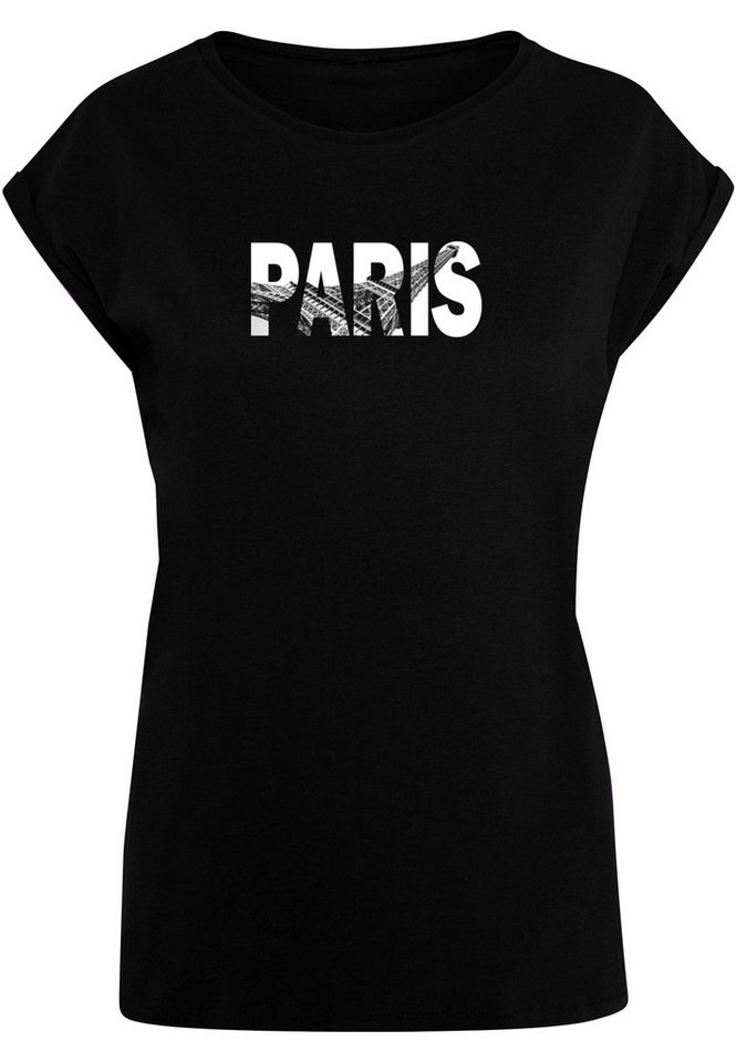 Merchcode T-Shirt Merchcode Damen Ladies Paris Eiffel Tower T-Shirt (1-tlg) von Merchcode