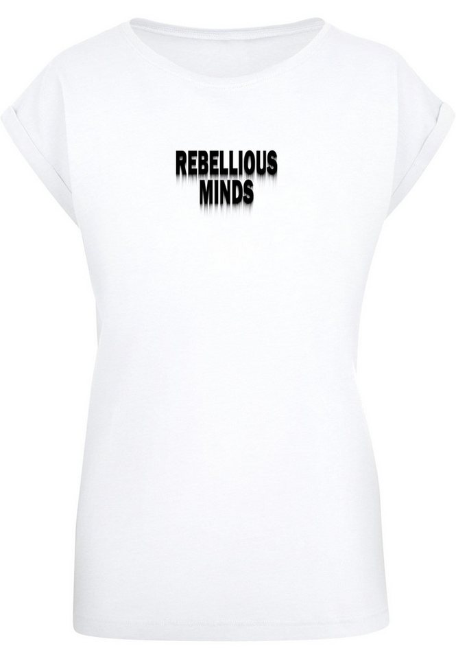 Merchcode T-Shirt Merchcode Damen Ladies Rebellious Minds T-Shirt (1-tlg) von Merchcode