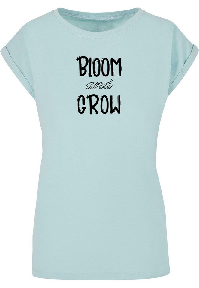 Merchcode T-Shirt Merchcode Damen Ladies Spring - Bloom and grow T-Shirt (1-tlg) von Merchcode