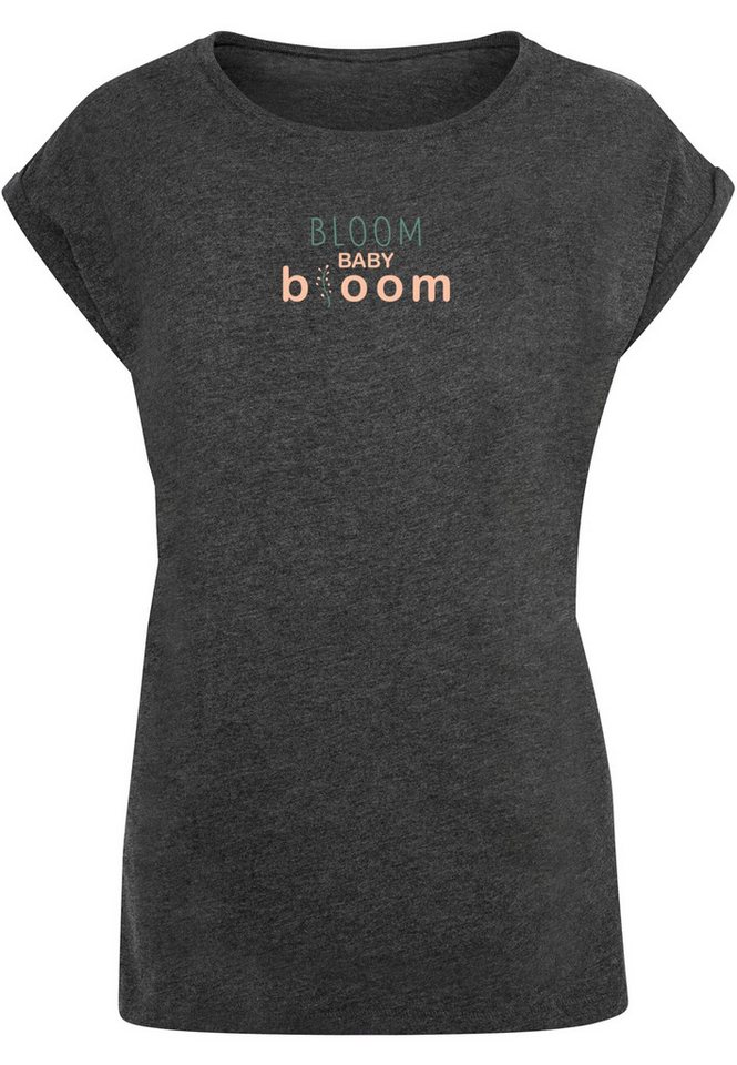Merchcode T-Shirt Merchcode Damen Ladies Spring - Bloom baby T-Shirt (1-tlg) von Merchcode