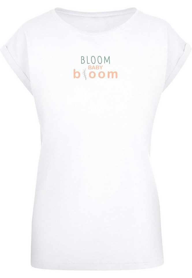 Merchcode T-Shirt Merchcode Damen Ladies Spring - Bloom baby T-Shirt (1-tlg) von Merchcode