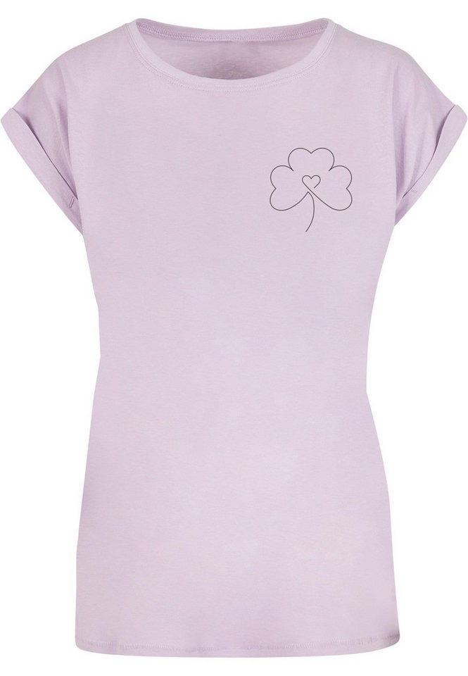 Merchcode T-Shirt Merchcode Damen Ladies Spring - Leaf Clover Flower T-Shirt (1-tlg) von Merchcode