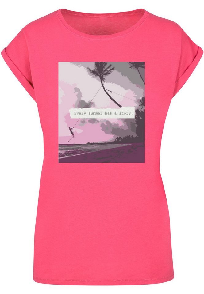 Merchcode T-Shirt Merchcode Damen Ladies Summer - Every summer has a story T-Shirt (1-tlg) von Merchcode