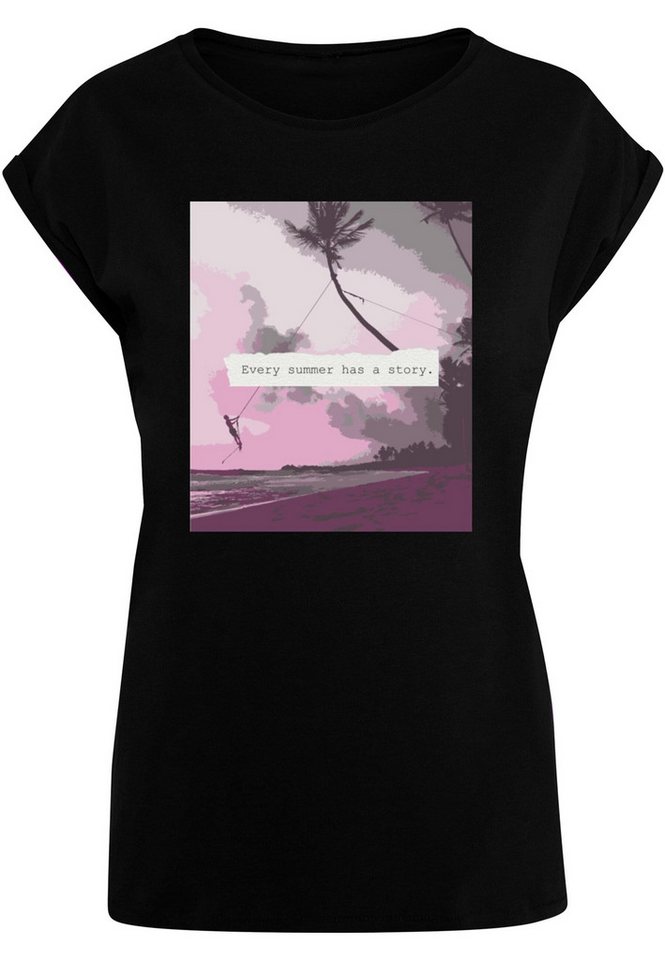 Merchcode T-Shirt Merchcode Damen Ladies Summer - Every summer has a story T-Shirt (1-tlg) von Merchcode