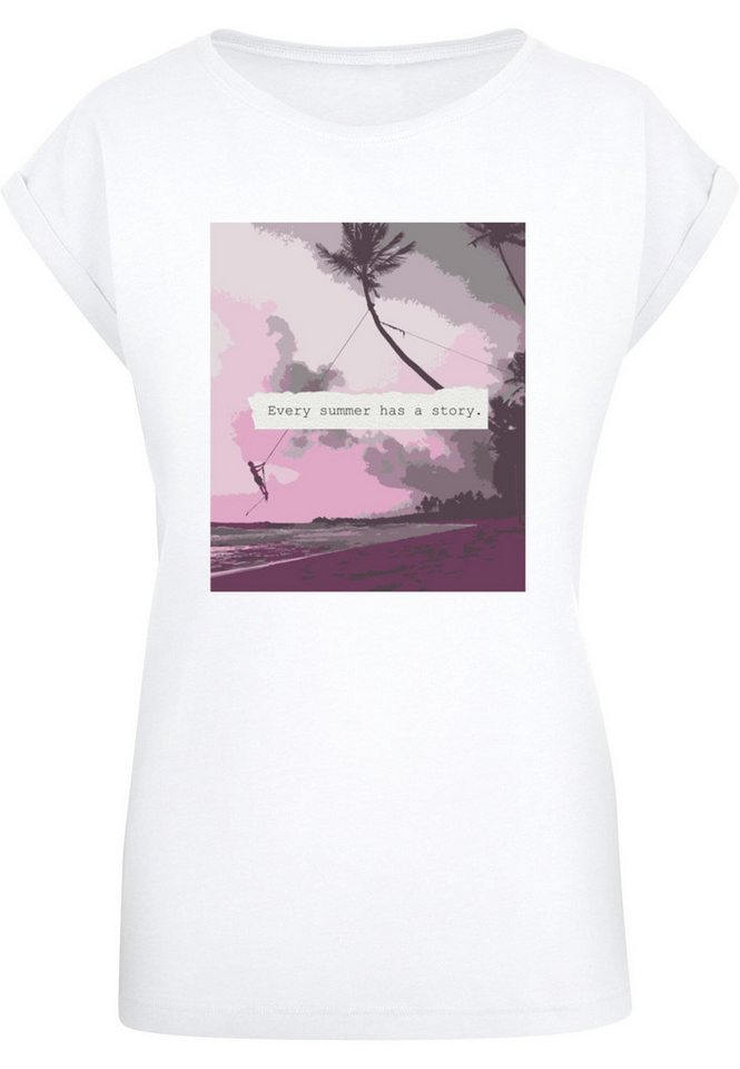 Merchcode T-Shirt Merchcode Damen Ladies Summer - Every summer has a story T-Shirt (1-tlg) von Merchcode