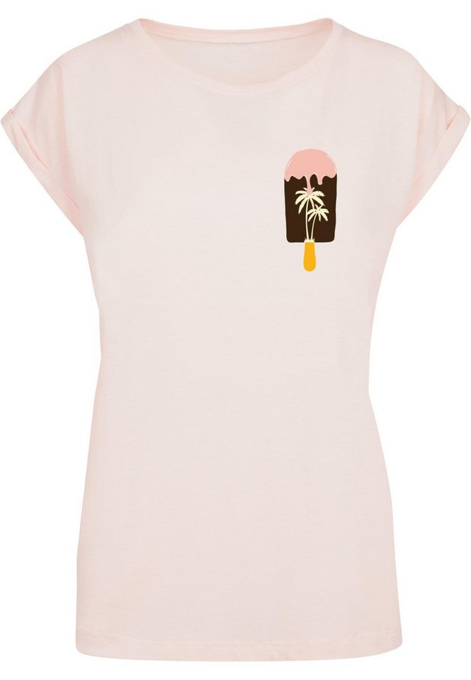 Merchcode T-Shirt Merchcode Damen Ladies Summer - Icecream T-Shirt (1-tlg) von Merchcode