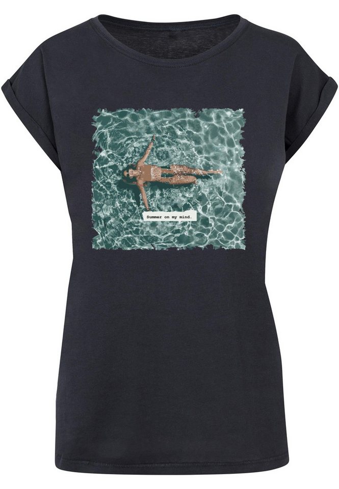 Merchcode T-Shirt Merchcode Damen Ladies Summer - On My Mind T-Shirt (1-tlg) von Merchcode