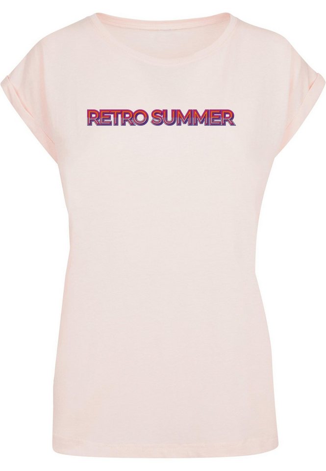 Merchcode T-Shirt Merchcode Damen Ladies Summer - Retro T-Shirt (1-tlg) von Merchcode