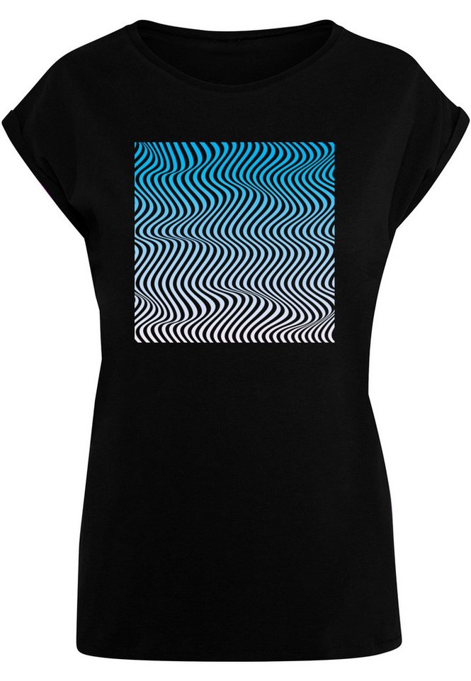 Merchcode T-Shirt Merchcode Damen Ladies Summer - Wavy Pattern T-Shirt (1-tlg) von Merchcode