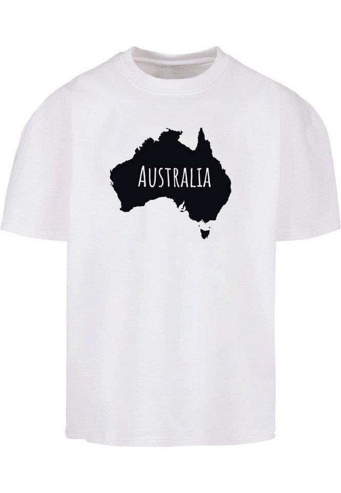 Merchcode T-Shirt Merchcode Herren Australia Ultra Heavy Cotton Box T-Shirt (1-tlg) von Merchcode