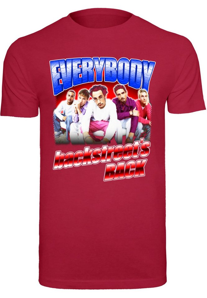 Merchcode T-Shirt Merchcode Herren Backstreet Boys - Everybody T-Shirt Round Neck (1-tlg) von Merchcode