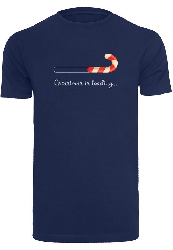 Merchcode T-Shirt Merchcode Herren Christmas Loading T-Shirt Round Neck (1-tlg) von Merchcode