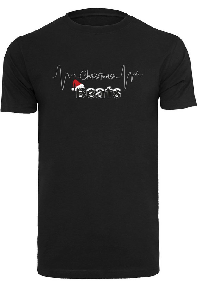 Merchcode T-Shirt Merchcode Herren Christmas beats T-Shirt Round Neck (1-tlg) von Merchcode