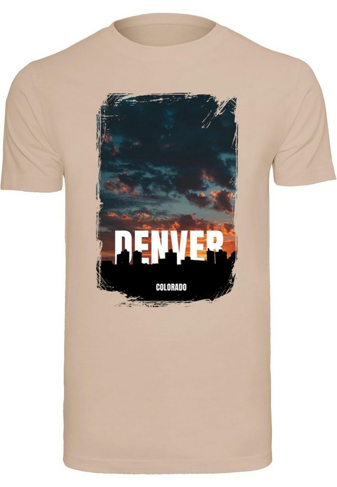 Merchcode T-Shirt Merchcode Herren Denver T-Shirt Round Neck (1-tlg) von Merchcode