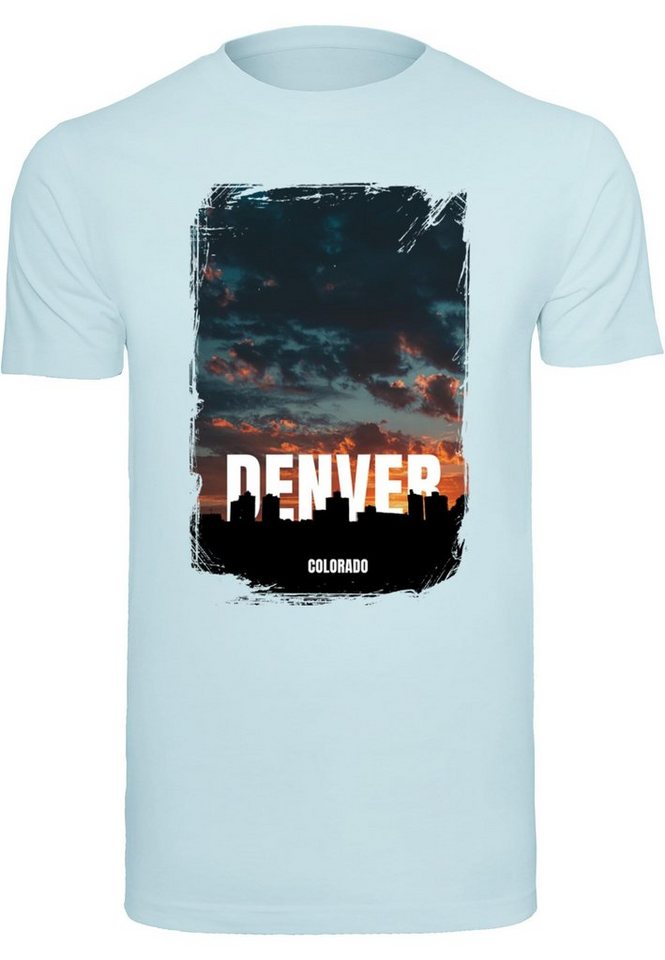Merchcode T-Shirt Merchcode Herren Denver T-Shirt Round Neck (1-tlg) von Merchcode
