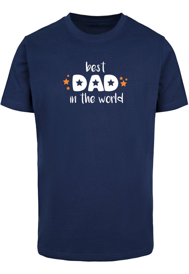 Merchcode T-Shirt Merchcode Herren Fathers Day - Best Dad In The World T-Shirt (1-tlg) von Merchcode