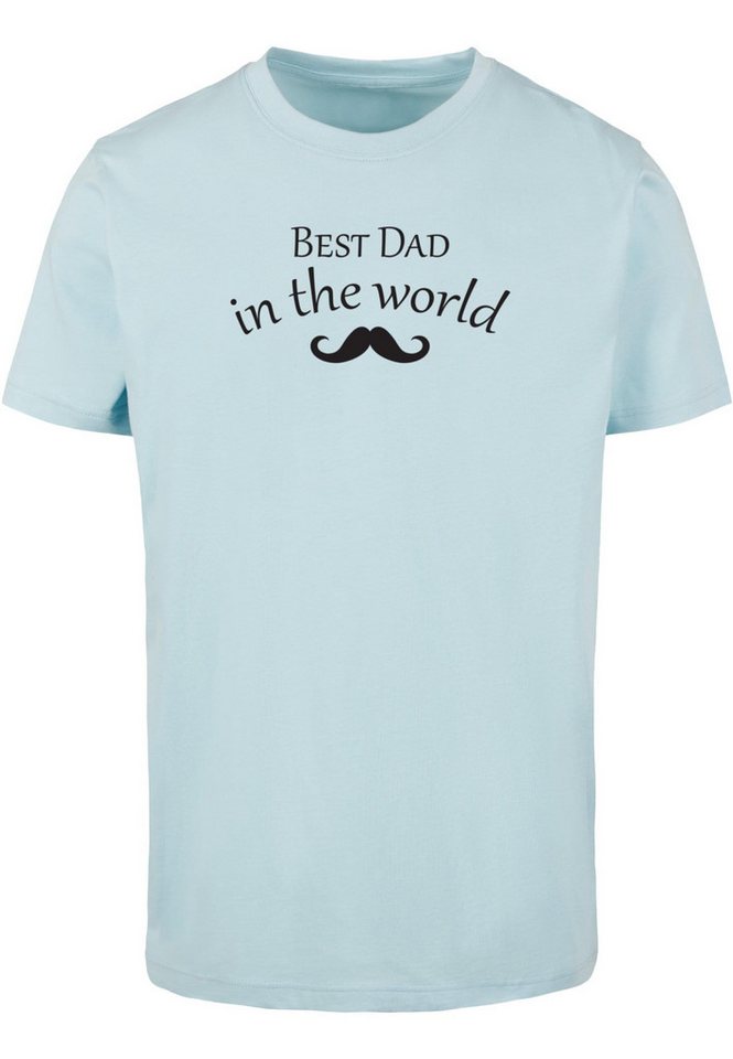 Merchcode T-Shirt Merchcode Herren Fathers Day - Best dad in the world 2 T-Shirt (1-tlg) von Merchcode