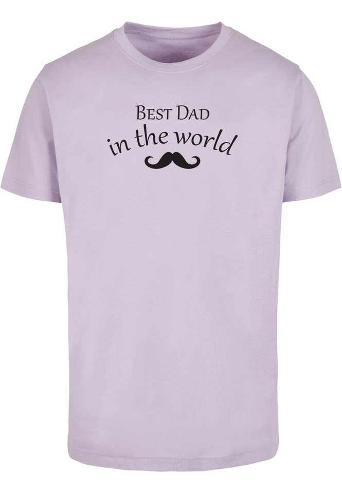 Merchcode T-Shirt Merchcode Herren Fathers Day - Best dad in the world 2 T-Shirt (1-tlg) von Merchcode