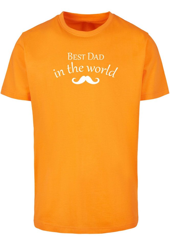 Merchcode T-Shirt Merchcode Herren Fathers Day - Best dad in the world 2 T-Shirt (1-tlg) von Merchcode