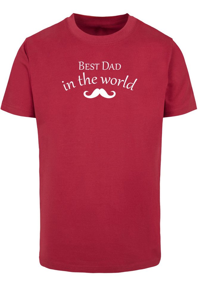 Merchcode T-Shirt Merchcode Herren Fathers Day - Best dad in the world 2 T-Shirt (1-tlg) von Merchcode