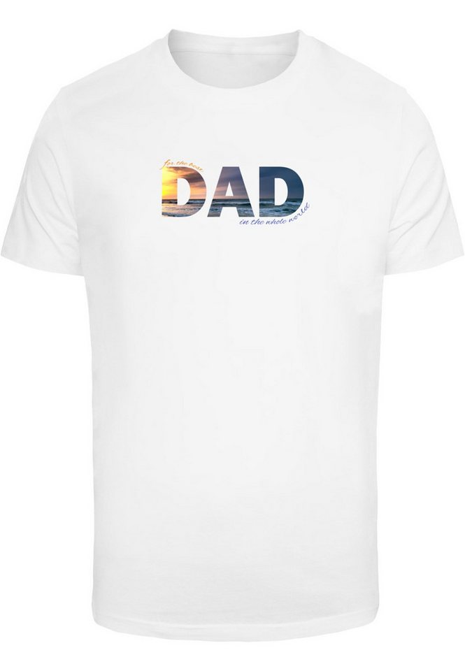 Merchcode T-Shirt Merchcode Herren For The Best Dad T-Shirt Round Neck (1-tlg) von Merchcode