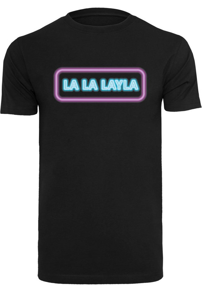 Merchcode T-Shirt Merchcode Herren LA LA LAYLA T-Shirt (1-tlg) von Merchcode