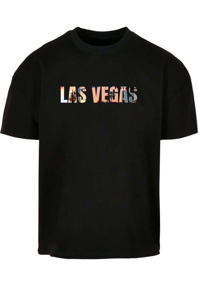 Merchcode T-Shirt Merchcode Herren Las Vegas X Ultra Heavy Cotton Box T-Shirt (1-tlg) von Merchcode