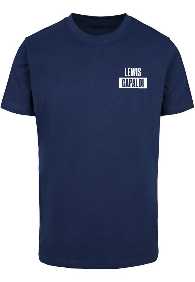 Merchcode T-Shirt Merchcode Herren Lewis Capaldi - PP Logo T-Shirt (1-tlg) von Merchcode