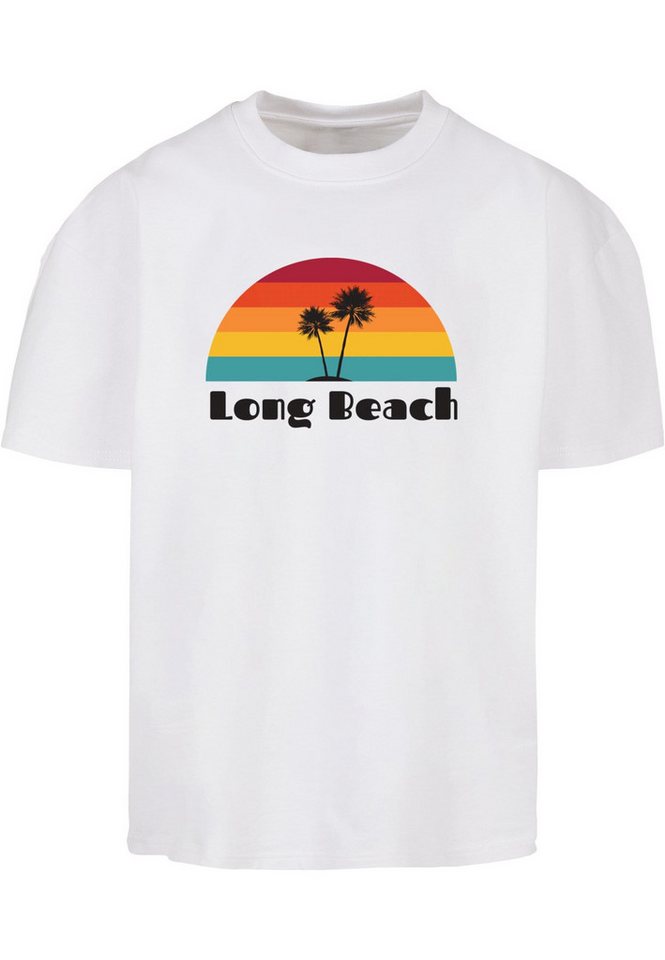 Merchcode T-Shirt Merchcode Herren Long Beach Ultra Heavy Cotton Box T-Shirt (1-tlg) von Merchcode