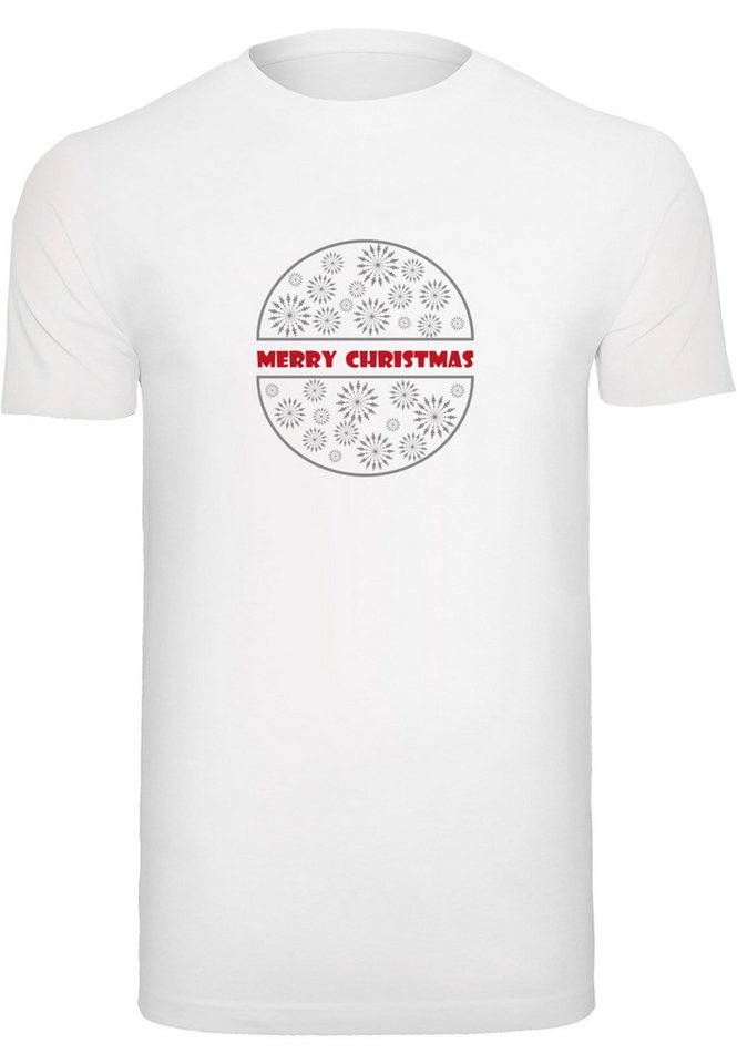 Merchcode T-Shirt Merchcode Herren Merry Christmas T-Shirt Round Neck (1-tlg) von Merchcode