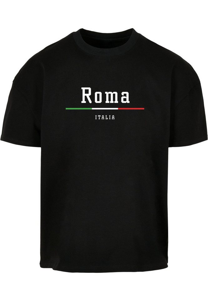 Merchcode T-Shirt Merchcode Herren Roma X Ultra Heavy Cotton Box T-Shirt (1-tlg) von Merchcode
