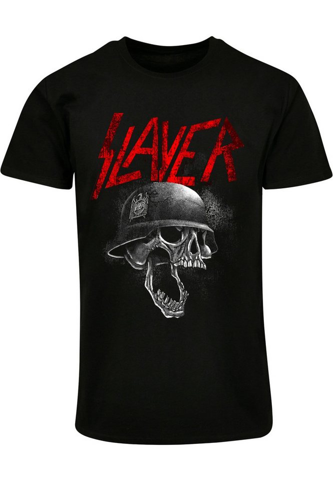 Merchcode T-Shirt Merchcode Herren Slayer - Hellmit Basic T-Shirt (1-tlg) von Merchcode