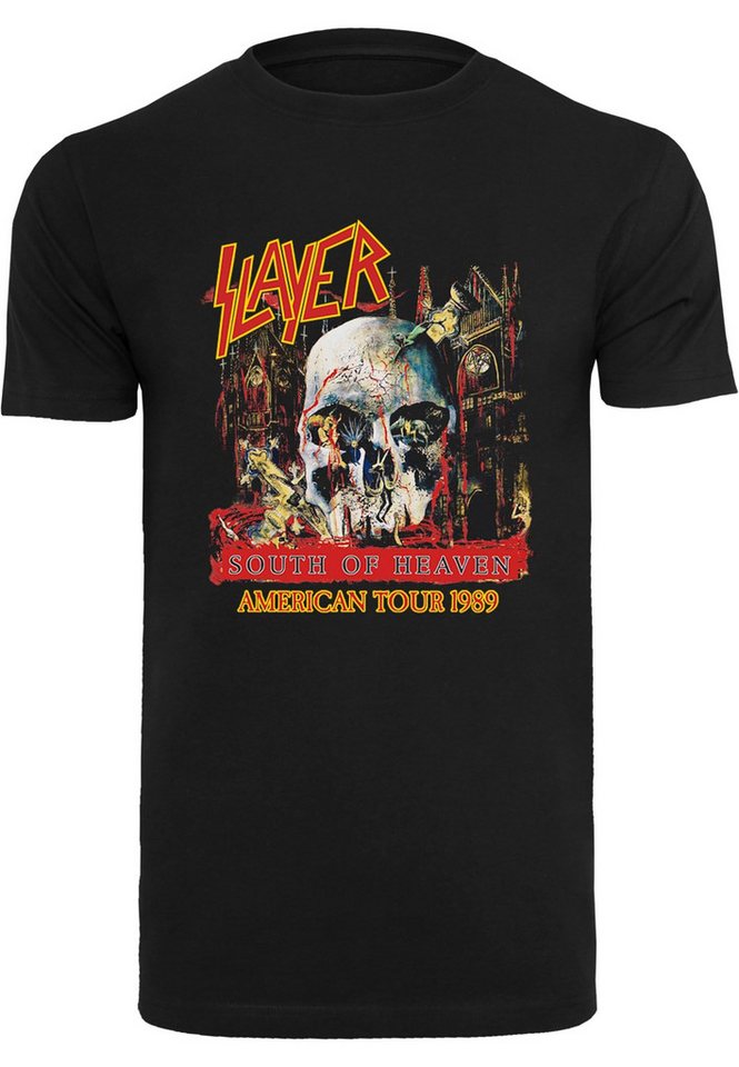 Merchcode T-Shirt Merchcode Herren Slayer - South of Heaven T-Shirt Round Neck (1-tlg) von Merchcode