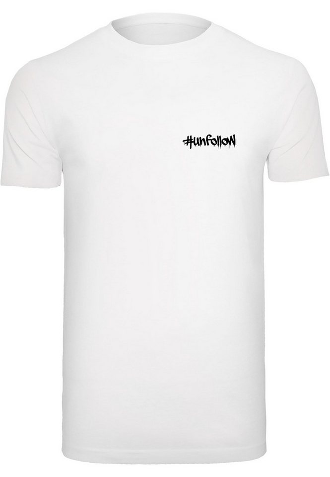 Merchcode T-Shirt Merchcode Herren Unfollow X T-Shirt (1-tlg) von Merchcode