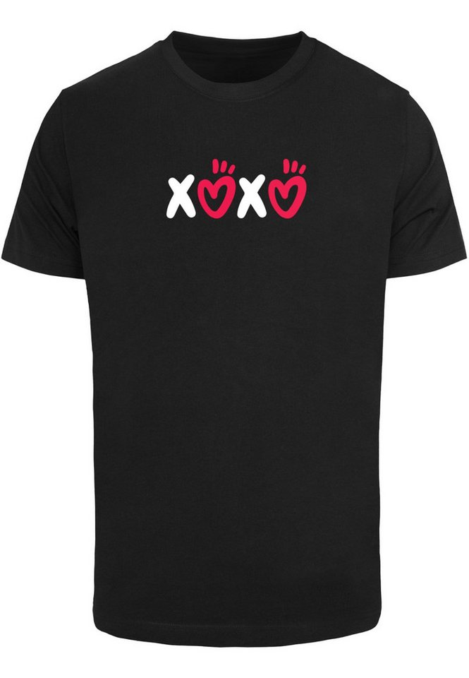 Merchcode T-Shirt Merchcode Herren Valentines Day - XOXO T-Shirt Round Neck (1-tlg) von Merchcode