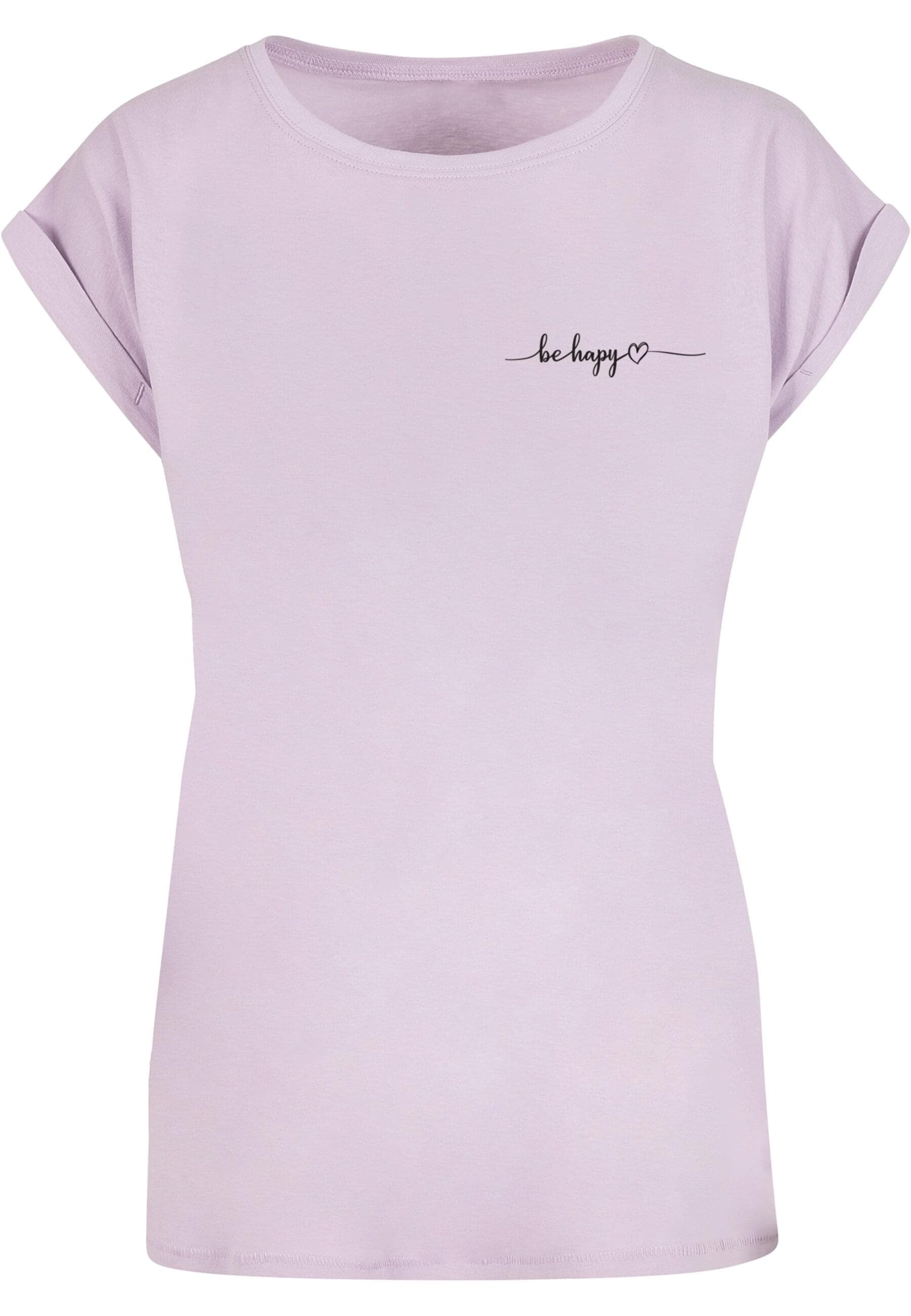 Merchcode T-Shirt "Merchcode Damen Ladies Be Happy T-Shirt", (1 tlg.) von Merchcode