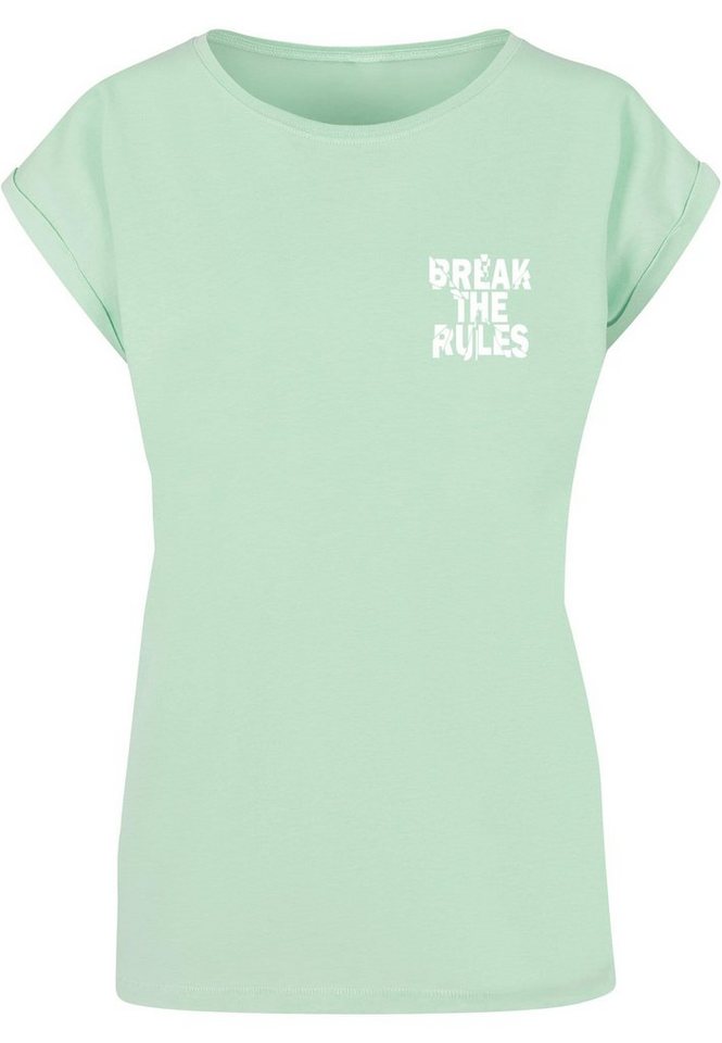 Merchcode T-Shirt Merchcode Damen Ladies Break The Rules 2 T-Shirt (1-tlg) von Merchcode