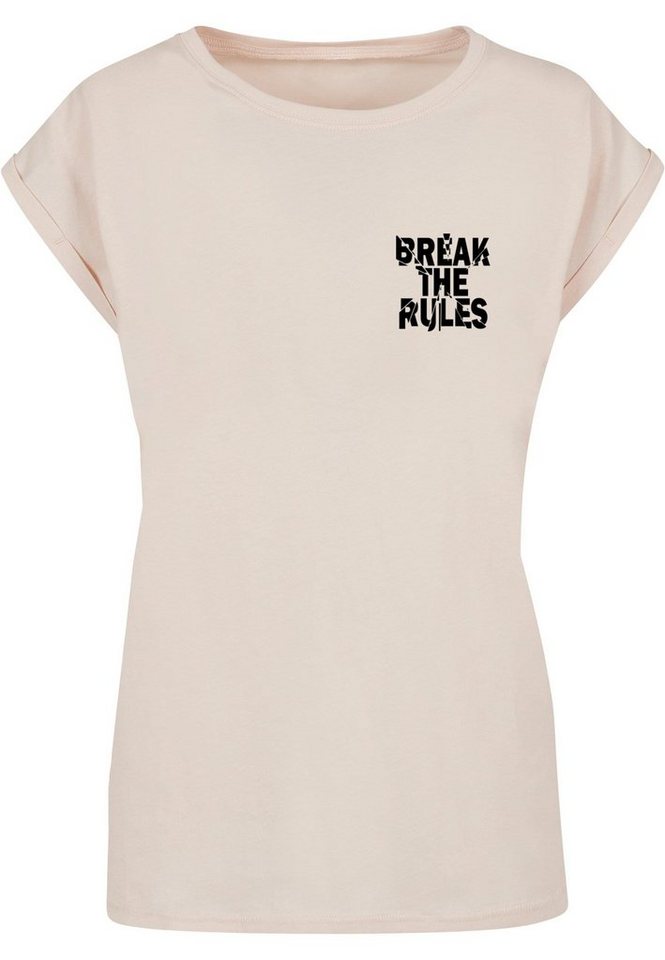 Merchcode T-Shirt Merchcode Damen Ladies Break The Rules 2 T-Shirt (1-tlg) von Merchcode