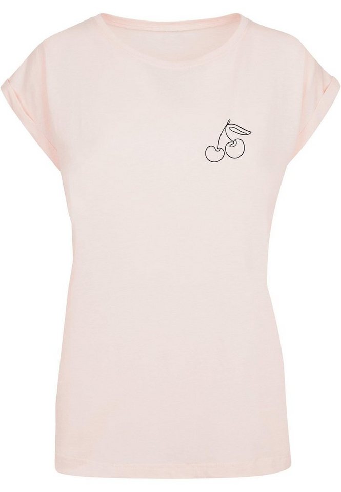 Merchcode T-Shirt Merchcode Damen Ladies Cherry T-Shirt (1-tlg) von Merchcode